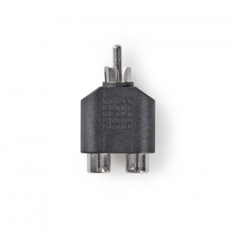 Subwoofer Adapter | RCA connector | 2 x RCA connector | Black