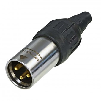 Connector XLR Male Metal Black / Silver