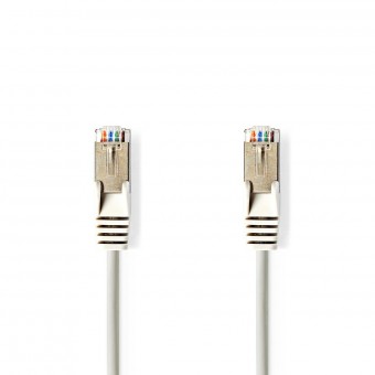 Cat. 5th SF / UTP Network Cable | RJ45 (8P8C) male connector | RJ45 (8P8C) male connector | 3.0 m | gray
