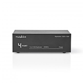 4-port | VGA Splitter | Black