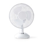 Table Fan | 23 cm in diameter | 3 speeds | Turning function | White