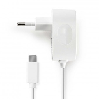 Wall charger | 3.0 A | Fixed cable | USB-C ™ | White