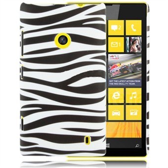 Design Plastic Cover Lumia 520 (Zebra)