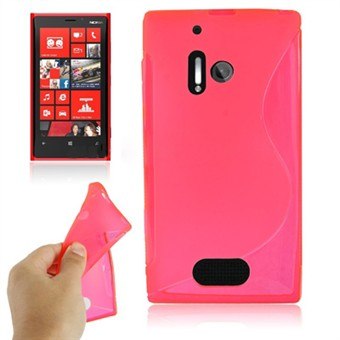 S-Line Silicone Cover Lumia 928 (Pink)