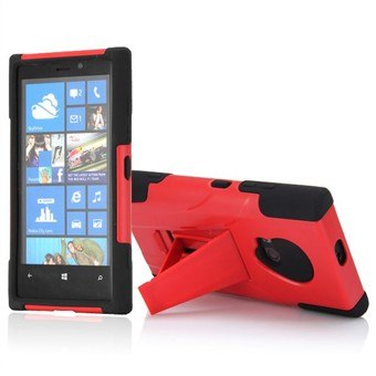 Defender Case Lumia 920 with Stand (Red)