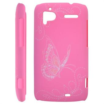 Butterflies Cover for HTC Sensation (Pink)