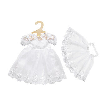 Dolls Wedding Dress with Veil, 35-45 cm