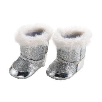 Doll shoes Silver, 38-45 cm