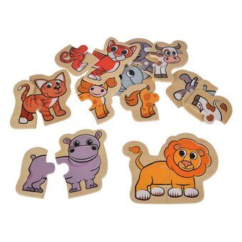 Eichhorn Wooden Animal Puzzle, 16pcs.