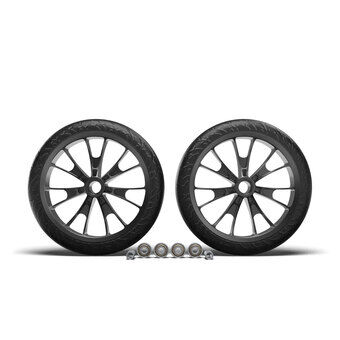 HUDORA Replacement Wheelset Crossover for BigWheel 205