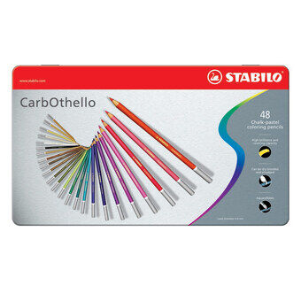 STABILO CarbOthello Metal Box Colored Pencils, 48pcs.