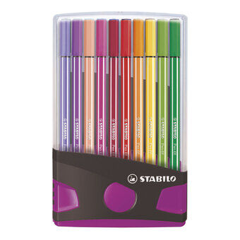 STABILO Pen 68 Colorparade Anthracite/Pink, 20 pcs.