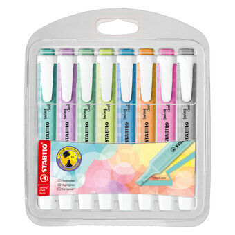 STABILO Swing Cool Pastel Highlighters, 8pcs.