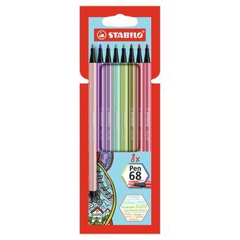 STABILO Pen 68 Felt-tip pens, 8 pcs.