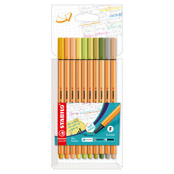 STABILO point 88 Fineliners, 10 pcs.