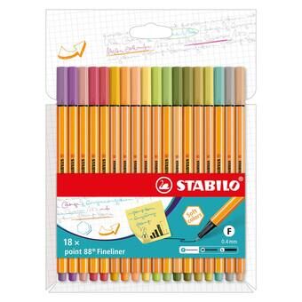 STABILO Point 88 Fineliners, 18 pcs.