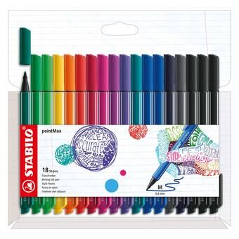 STABILO PointMax Fineliners, 18 pcs.