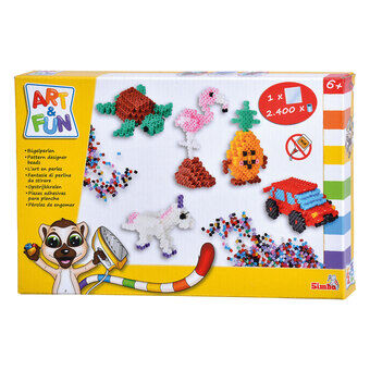 Art & Fun Iron On Beads 3D Set