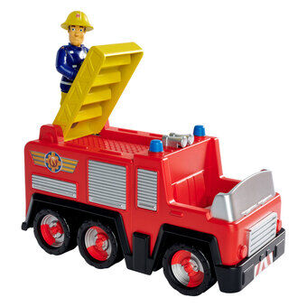 Fireman Sam Jupiter Firetruck with Sam Figure