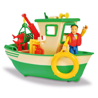 Fireman Sam Charlies Fishing Boat with Figure