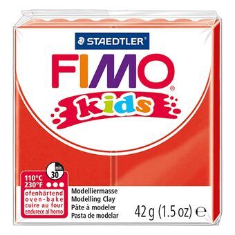 FIMO Kids Modeling Clay Red, 42gr