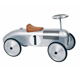 Goki Retro Ride-on Car Silver