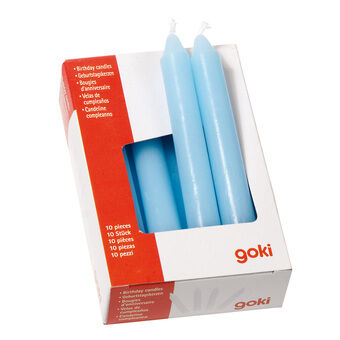 Goki Candles Blue, 10pcs.