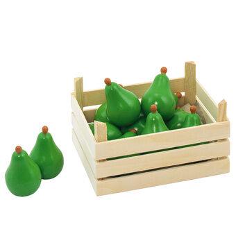 Goki Wooden Pears in Box, 10pcs.