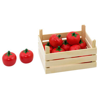 Goki Wooden Tomatoes in Box, 10pcs.