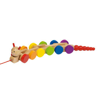 Goki Wooden Draft Animal Caterpillar