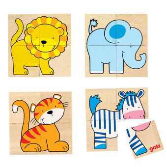 Goki Karemo Puzzle Animals, 20pcs.