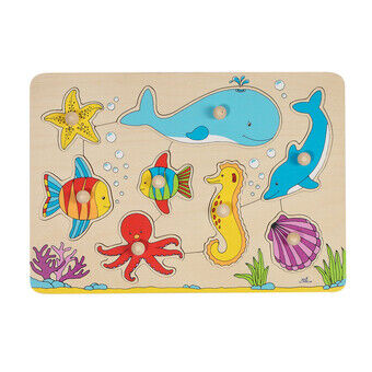 Goki Stud Puzzle Underwater World, 8pcs.