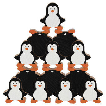 Goki Wooden Stacking Game Penguin