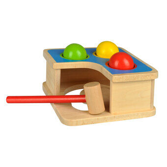 Goki Wooden Hammer Bench with Bal