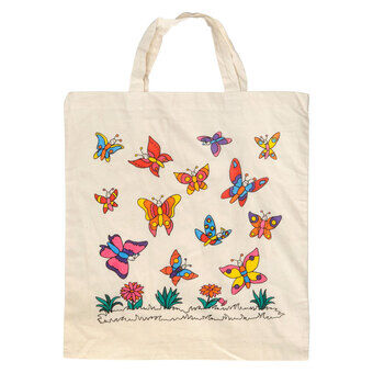 Goki Cotton Bag - Butterfly