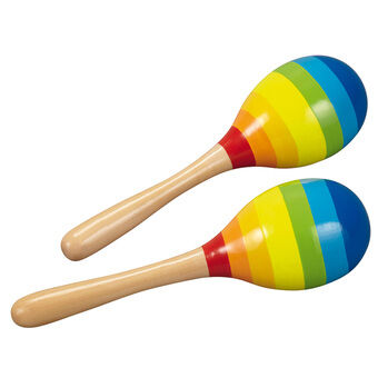 Goki Wooden Samba Balls, 2pcs.