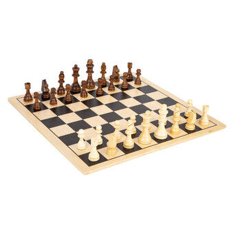 Small Foot - Wooden Chess and Checkers XL