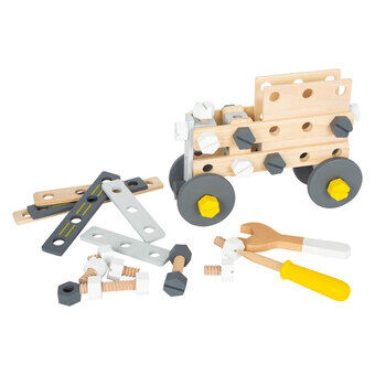 Wooden Construction Set Miniwob, 67 pcs.