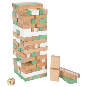 Wooden Wobble Tower Game Gold Edition