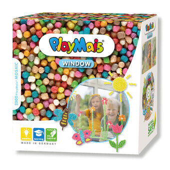 PlayMais Window Mosaic - Spring, 2300 pcs.