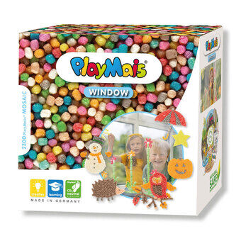 PlayMais Window Mosaic - Herst / Winter, 2300dlg.