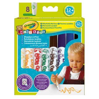 Crayola Mini Kids - Felt Pens, 8pcs.