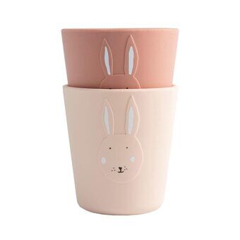 Silicone Cup - Mrs. Rabbit, 2pcs.