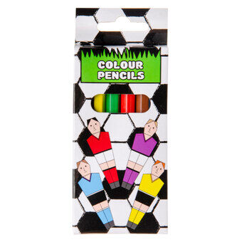 Colored pencils Football, 6 pcs.