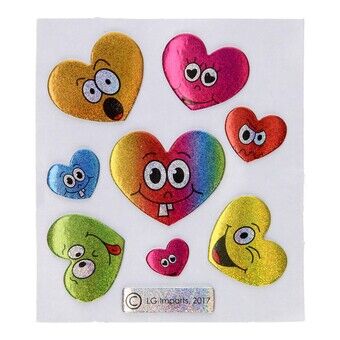 Stickers Smiley Face Shimmering