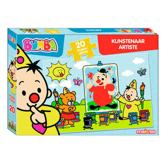 Bumba Puzzle Artist, 20 pieces.