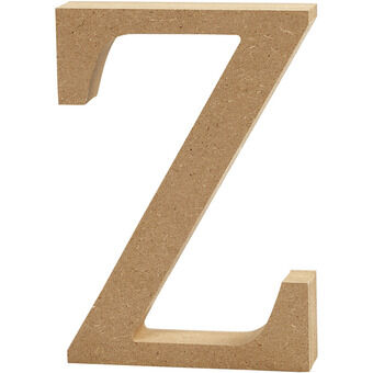 Letter Z MDF 13cm, 1pc.