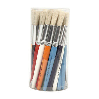 Round small brushes, 30pcs.