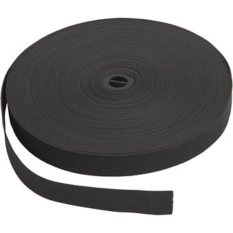 Elastic Thickness 20mm Black, 25m