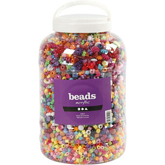 XL Bucket with Plastic Beads, 3kg